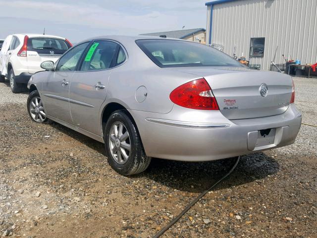 2G4WD582981159807 - 2008 BUICK LACROSSE C SILVER photo 3