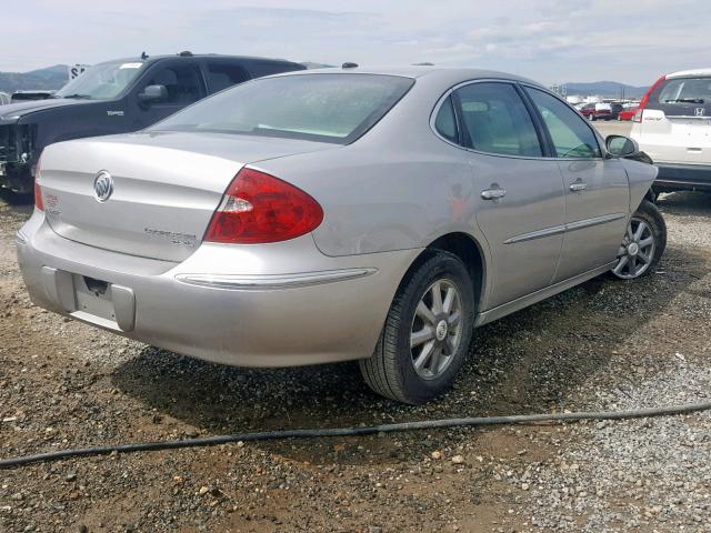 2G4WD582981159807 - 2008 BUICK LACROSSE C SILVER photo 4