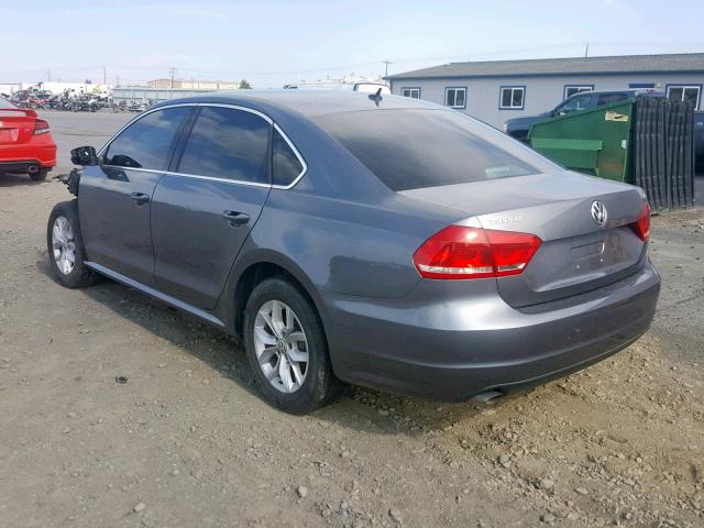 1VWAS7A35GC053380 - 2016 VOLKSWAGEN PASSAT S GRAY photo 3