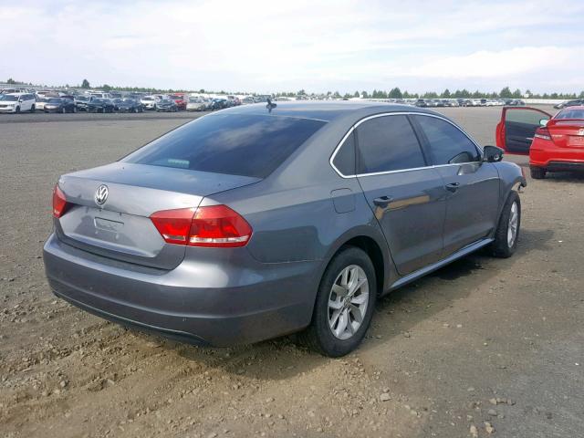 1VWAS7A35GC053380 - 2016 VOLKSWAGEN PASSAT S GRAY photo 4