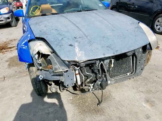 JN1AZ34E84T061475 - 2004 NISSAN 350Z COUPE BLUE photo 9