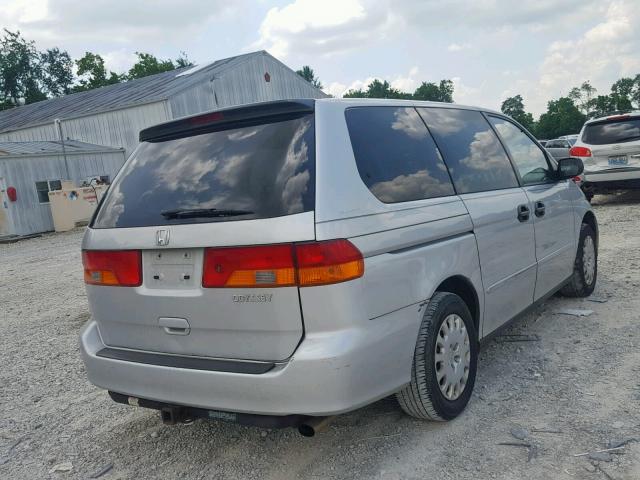 5FNRL18593B148397 - 2003 HONDA ODYSSEY LX SILVER photo 4