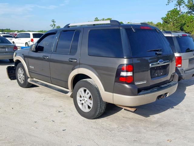 1FMEU74EX6ZA24265 - 2006 FORD EXPLORER E BROWN photo 3