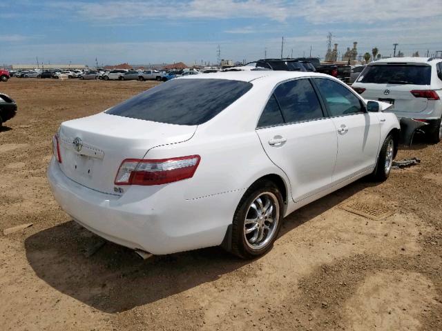 4T1BB46K29U104204 - 2009 TOYOTA CAMRY HYBR WHITE photo 4