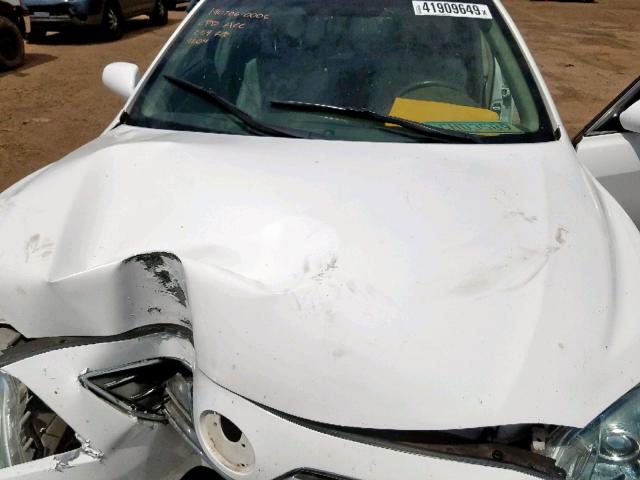 4T1BB46K29U104204 - 2009 TOYOTA CAMRY HYBR WHITE photo 7