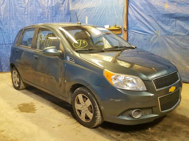 KL1TD6DE9AB005964 - 2010 CHEVROLET AVEO LS BLUE photo 1