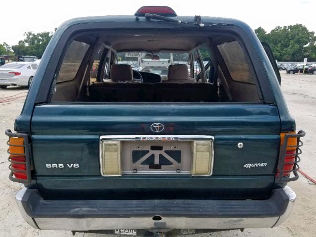 JT3VN29V3S0063134 - 1995 TOYOTA 4RUNNER VN GREEN photo 9