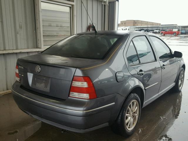 3VWRK69M74M137544 - 2004 VOLKSWAGEN JETTA GL CHARCOAL photo 4