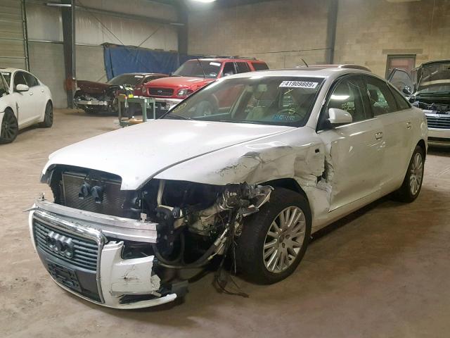 WAUDH74F06N089174 - 2006 AUDI A6 3.2 QUA WHITE photo 2