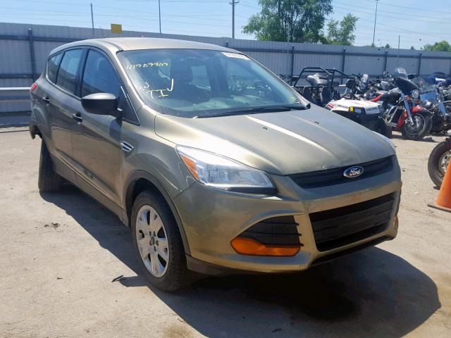 1FMCU0F7XDUC23694 - 2013 FORD ESCAPE S GREEN photo 1