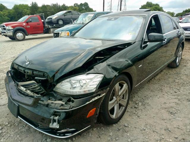 WDDNG8DB3CA451682 - 2012 MERCEDES-BENZ S 350 BLUE BLACK photo 2