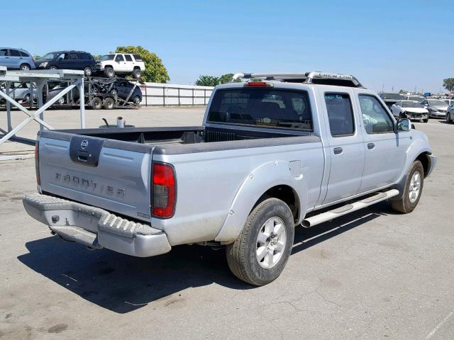 1N6ED29X03C414501 - 2003 NISSAN FRONTIER C SILVER photo 4