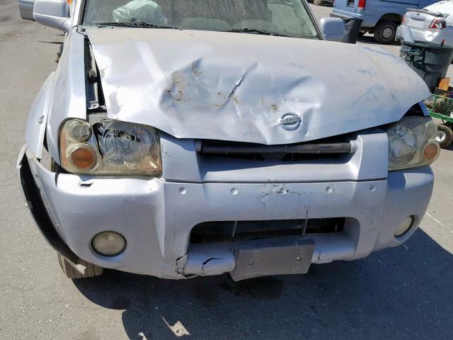 1N6ED29X03C414501 - 2003 NISSAN FRONTIER C SILVER photo 9