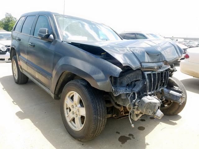 1J8HS48P57C594978 - 2007 JEEP GRAND CHER BLACK photo 1