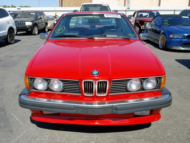 WBAEC8402H0614756 - 1987 BMW 635 CSI AU RED photo 9