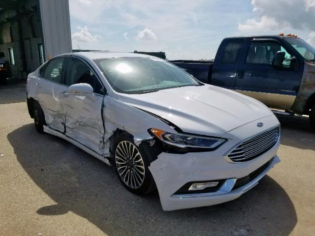 3FA6P0D91JR234282 - 2018 FORD FUSION TIT WHITE photo 1