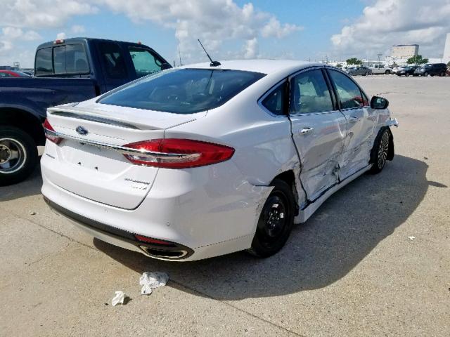 3FA6P0D91JR234282 - 2018 FORD FUSION TIT WHITE photo 4