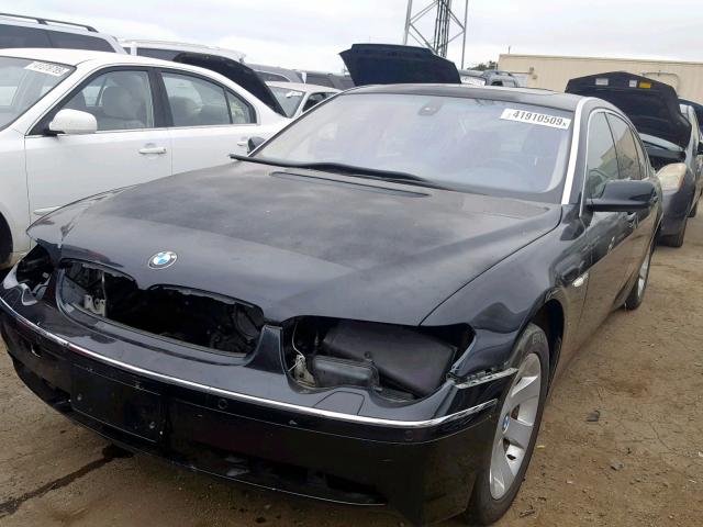 WBAGN83424DK11001 - 2004 BMW 760 LI BLACK photo 2