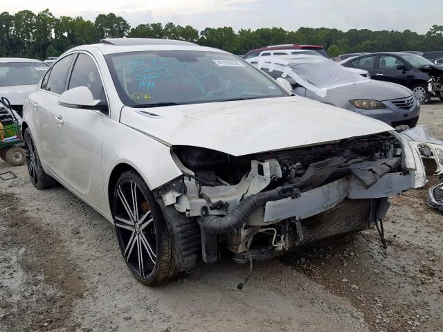 2G4GM5ER0F9164298 - 2015 BUICK REGAL PREM WHITE photo 1