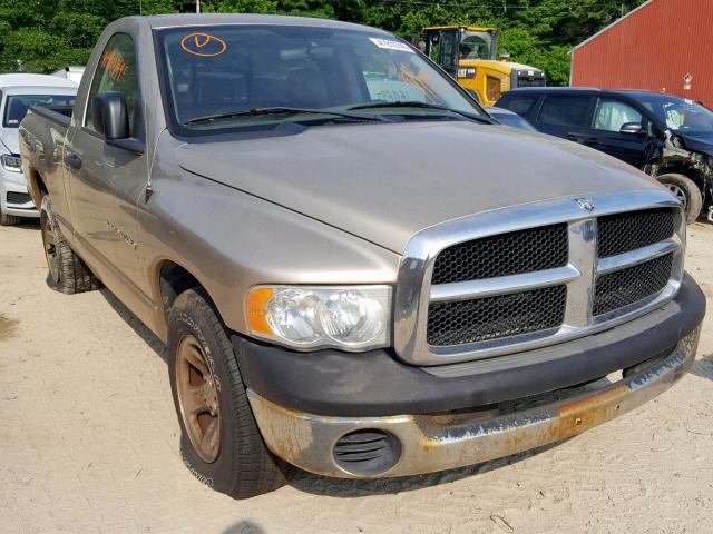 1D7HA16N74J249362 - 2004 DODGE RAM 1500 S TAN photo 1