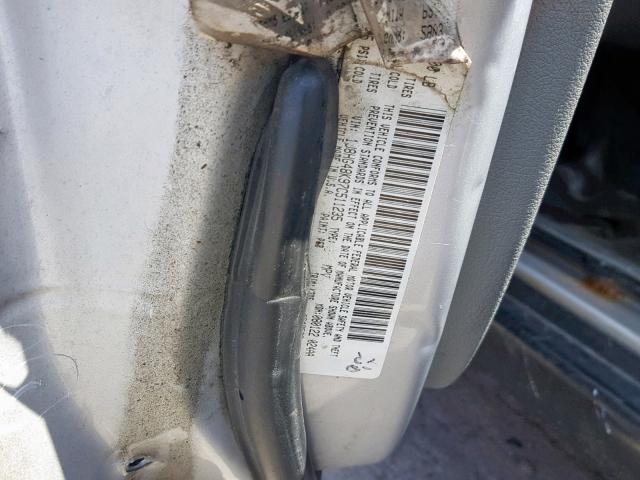 1J8HG48K97C511235 - 2007 JEEP COMMANDER 银色 照片 10