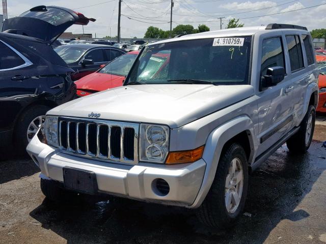 1J8HG48K97C511235 - 2007 JEEP COMMANDER 银色 照片 2