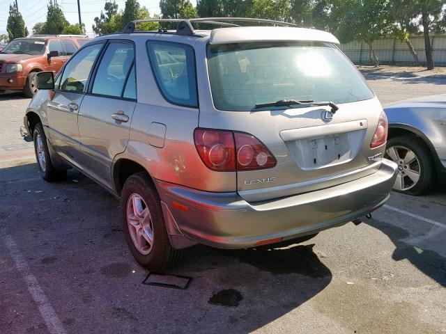 JT6GF10UXX0031926 - 1999 LEXUS RX 300 GOLD photo 3