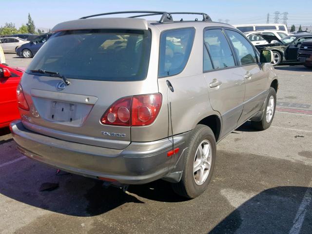 JT6GF10UXX0031926 - 1999 LEXUS RX 300 GOLD photo 4