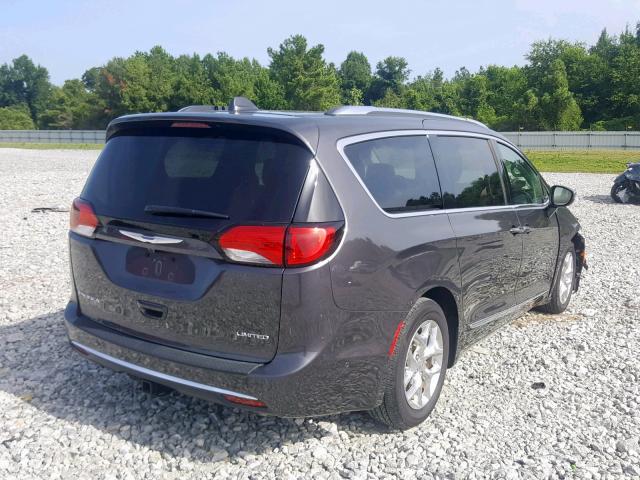 2C4RC1GG1JR353975 - 2018 CHRYSLER PACIFICA L GRAY photo 4