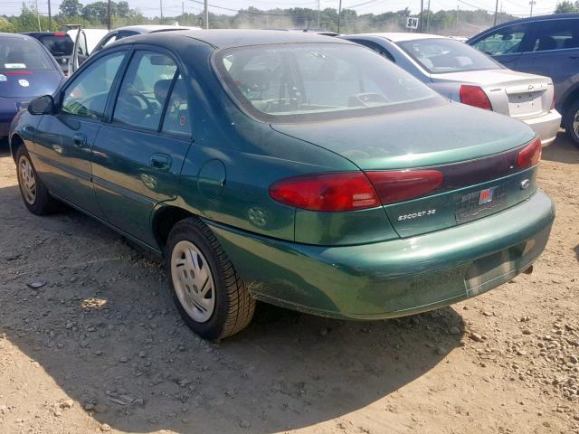 1FAFP13P7XW162953 - 1999 FORD ESCORT GREEN photo 3