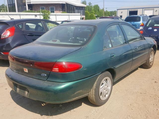 1FAFP13P7XW162953 - 1999 FORD ESCORT GREEN photo 4