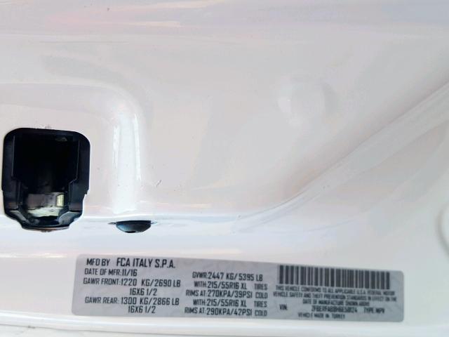 ZFBERFAB8H6E58124 - 2017 RAM PROMASTER 白色 照片 10