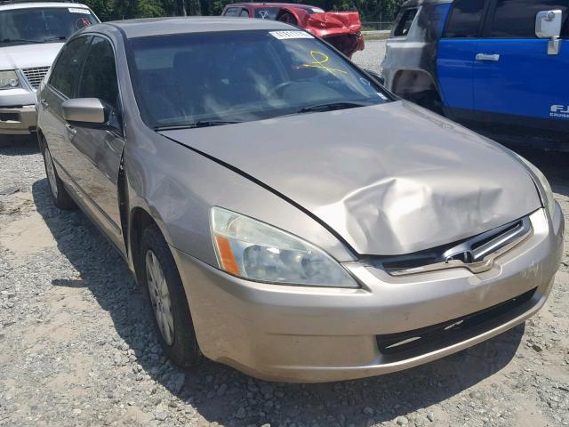 1HGCM56383A112447 - 2003 HONDA ACCORD LX TAN photo 1