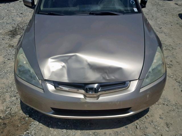 1HGCM56383A112447 - 2003 HONDA ACCORD LX TAN photo 7