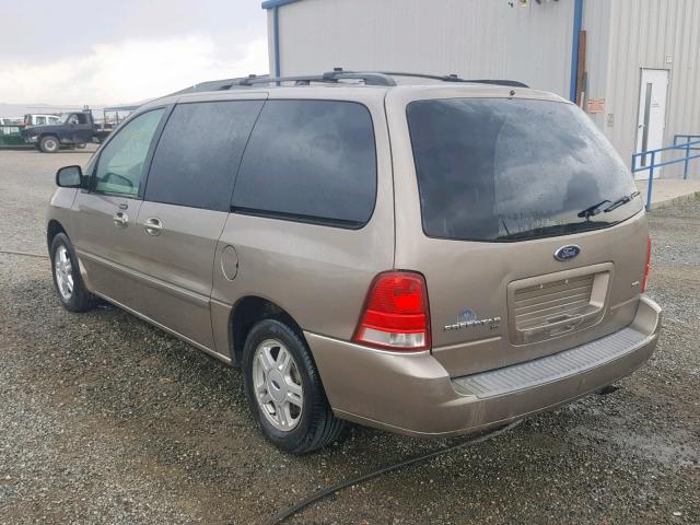 2FMZA52204BA62711 - 2004 FORD FREESTAR S GOLD photo 3