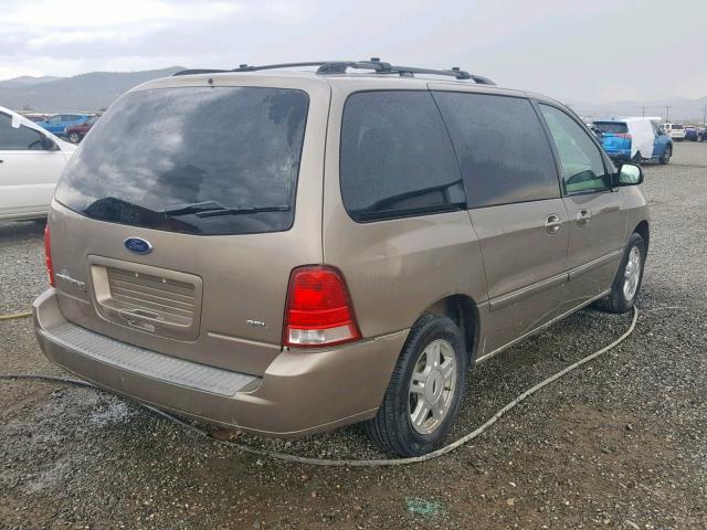 2FMZA52204BA62711 - 2004 FORD FREESTAR S GOLD photo 4