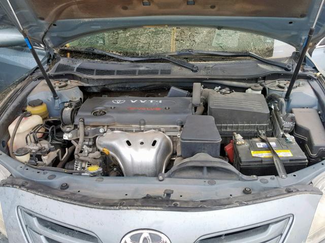 4T1BE46K37U705822 - 2007 TOYOTA CAMRY NEW GREEN photo 7