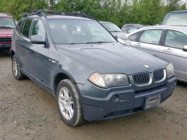 WBXPA73474WC40271 - 2004 BMW X3 2.5I GRAY photo 1