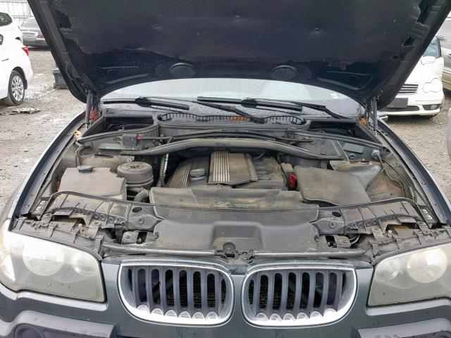 WBXPA73474WC40271 - 2004 BMW X3 2.5I GRAY photo 7