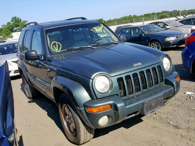 1J4GL58K63W518652 - 2003 JEEP LIBERTY LI GREEN photo 1