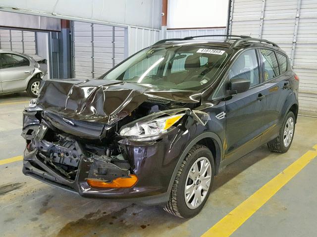 1FMCU0F7XDUB85853 - 2013 FORD ESCAPE S BLACK photo 2