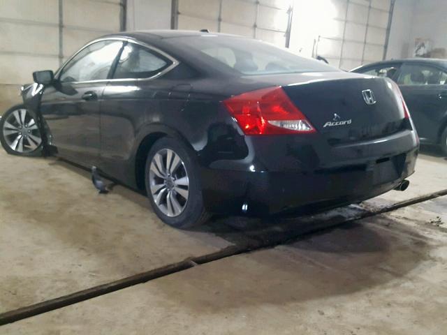 1HGCS1B85CA010166 - 2012 HONDA ACCORD EXL BLACK photo 3