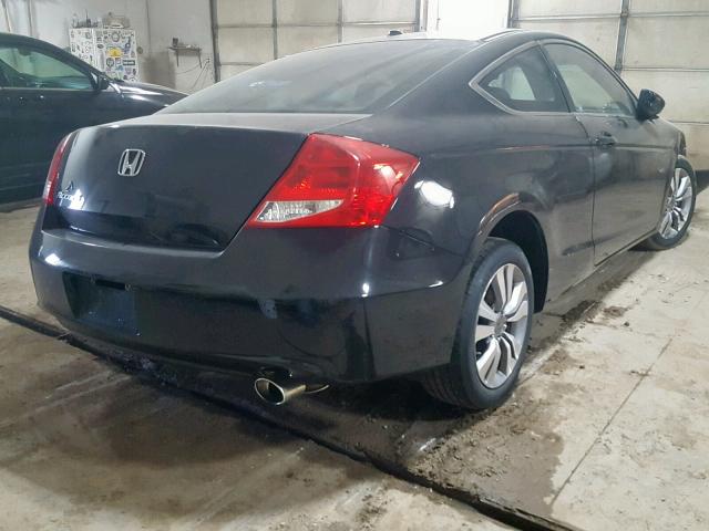 1HGCS1B85CA010166 - 2012 HONDA ACCORD EXL BLACK photo 4