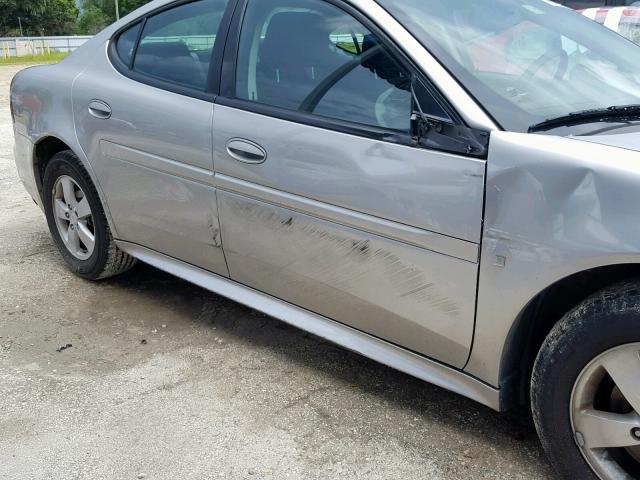 2G2WP582X81180357 - 2008 PONTIAC GRAND PRIX SILVER photo 9
