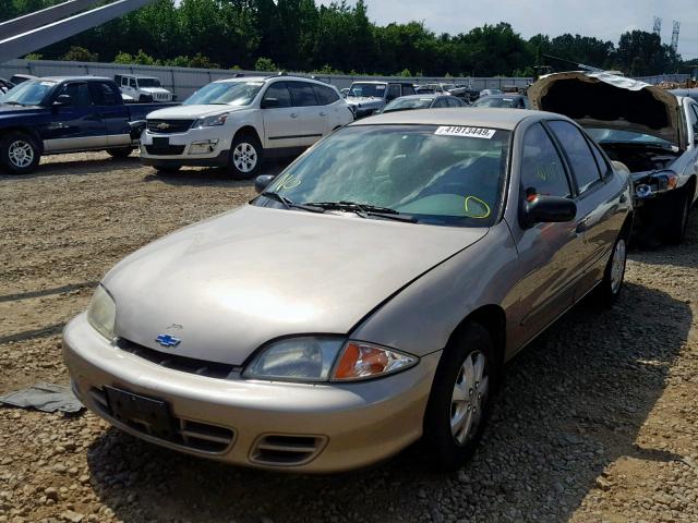 1G1JC524927405642 - 2002 CHEVROLET CAVALIER B TAN photo 2