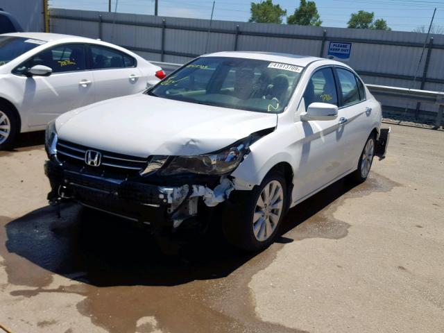 1HGCR2F84EA183448 - 2014 HONDA ACCORD EXL WHITE photo 2