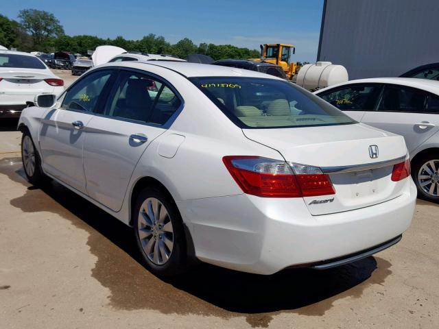 1HGCR2F84EA183448 - 2014 HONDA ACCORD EXL WHITE photo 3