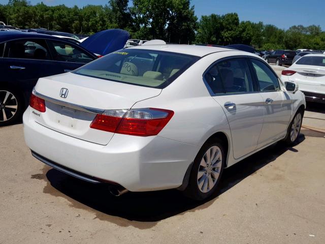 1HGCR2F84EA183448 - 2014 HONDA ACCORD EXL WHITE photo 4