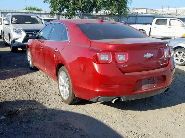 1G11H5SA8DF160610 - 2013 CHEVROLET MALIBU LTZ წითელი ფოტო 3