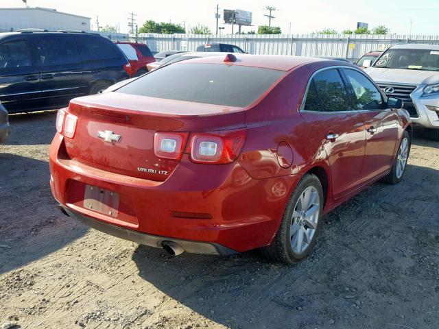 1G11H5SA8DF160610 - 2013 CHEVROLET MALIBU LTZ წითელი ფოტო 4